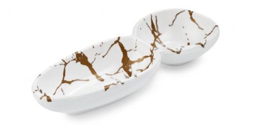 Plato 2 Compartimentos P22887 Golden